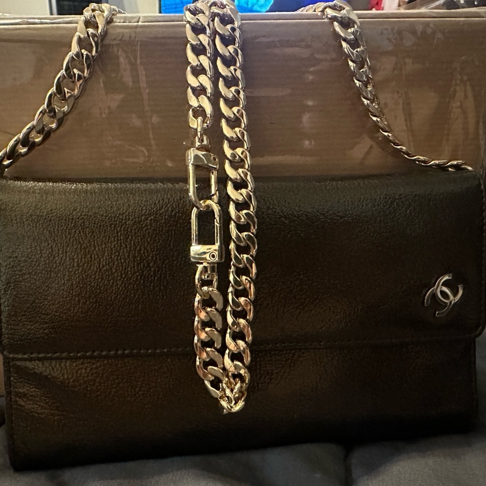 Authentic oversized Chanel wallet